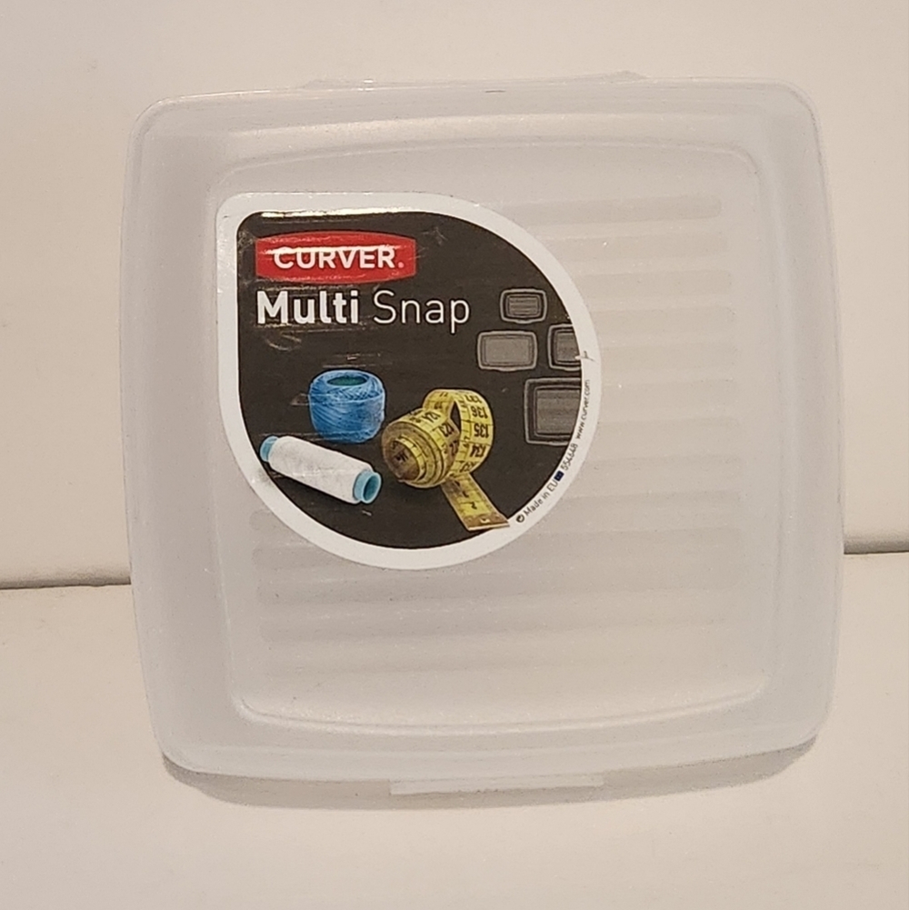 5” The Container Store Curver Multi Snap Storage Conatiner